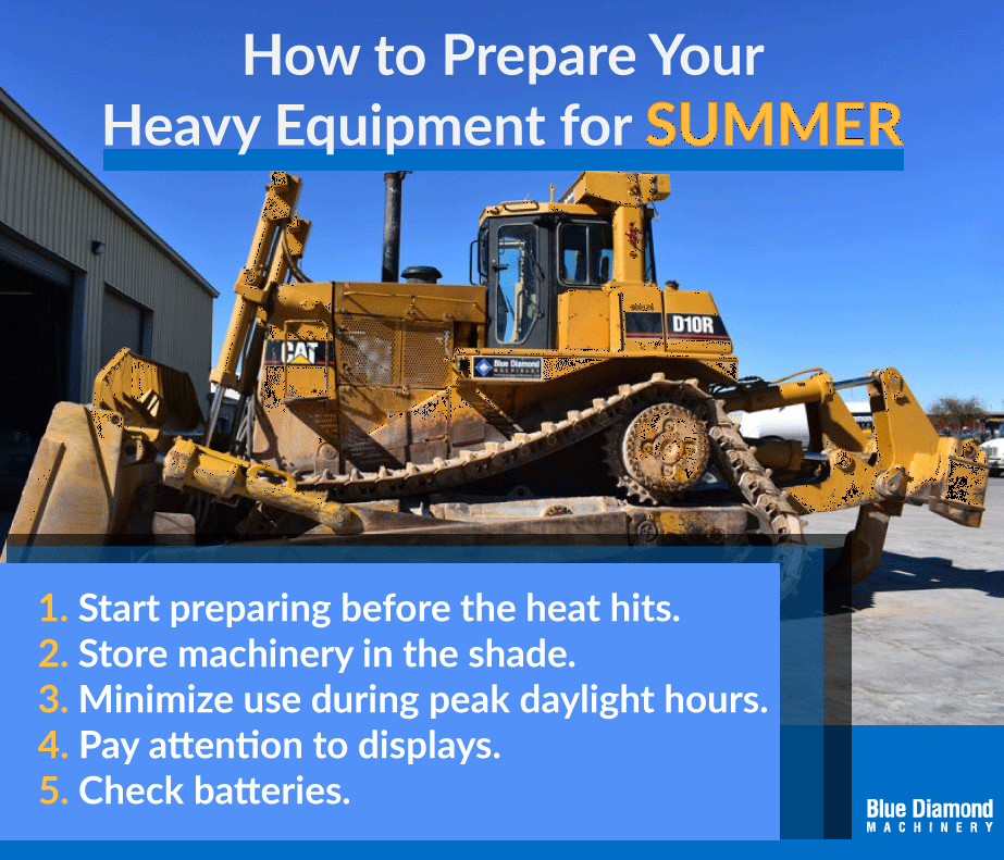 How to Prepare Your Heavy Equipment for Summer