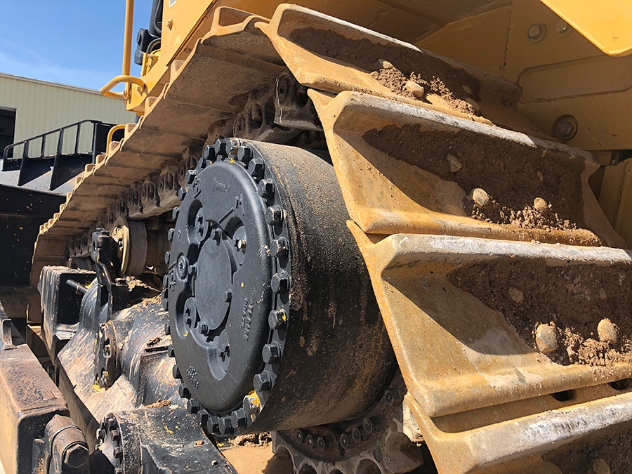 undercarriage of a dozer