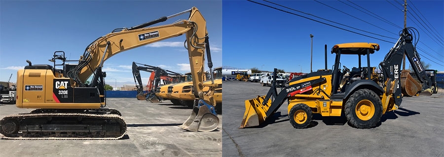 excavator versus backhoe