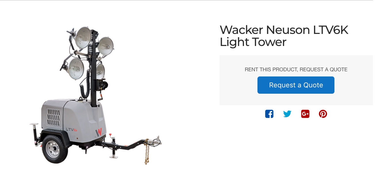 light tower rental