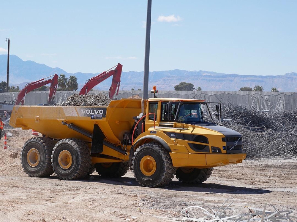 Have you seen us working on Project Neon? Here is one of our Volvo A40G Rock Trucks out on site.